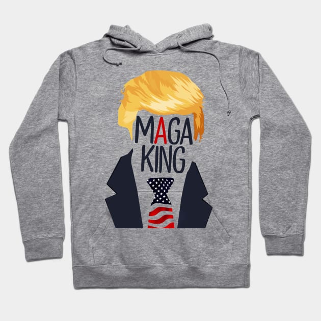 MAGA KING Hoodie by Horisondesignz